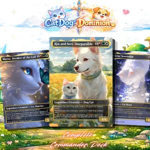 Petcore Kingdom MTG Commander Deck | 100 Card EDH Proxy Set + Tokens | Custom Fantasy Art