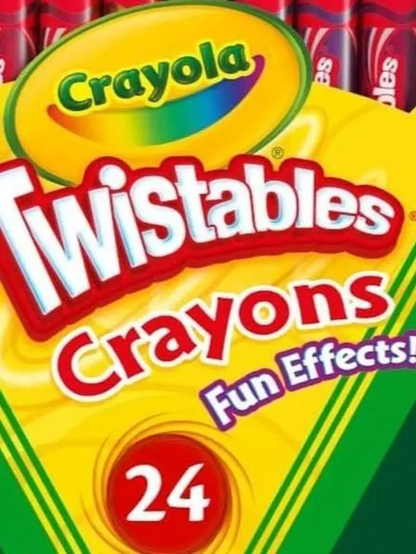 #53 - Crayola Twistables Crayons for Kids (24ct) No Sharpen Toddler Coloring Supplies, Less Mess, Easter Basket Stuffers & Gifts for Boys & Girls, Ages 3, 4, 5