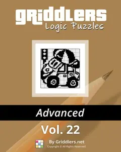 USED-Griddlers Logic Puzzles Advanced Vol. 22 by Griddlers Team (Paperback)