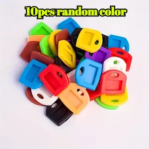 10-Piece Keycap Set, Random Color Options, Soft & Comfortable Touch, Durable Design, Easy Installation, Ideal for Office Use