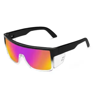 BINGKING Safety Polarized Sunglasses for Men and Women UV400 Protection and Includes Removable Side Shields,ANSI Z87