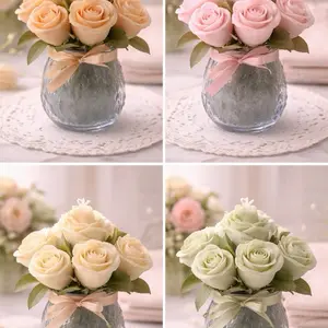 Candles - Decorative Candle with Colorful Accents, Ideal for Home Decor and Ornaments Handmade shell candle with a beautiful finish and a long-lasting fragrance. Perfect for home decor or as a unique gift.