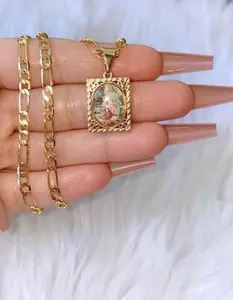 18K Gold Plated Guardian Angel Necklace