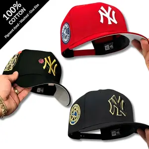 New Era MLB NY Yankees 59FIFTY & 9FORTY  Fitted Hat – Premium MLB Baseball Cap, Flat Bill Streetwear Fashion, Urban Style for Men & Women