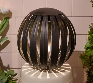 11" Illuminated Indoor/Outdoor Sphere by Kim Gravel