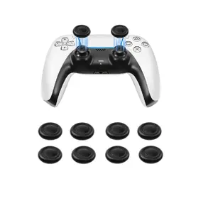 8pcs Ps5/ps4/xbox Controller Joystick Replacement Caps, Leather Texture Mushroom Head Design, Repair Parts for Ps4/ps5/xbox Controllers