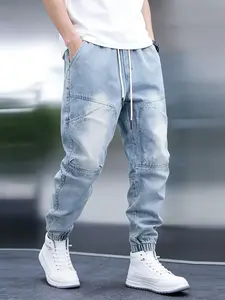 Youth Fashion Slim Fit Stretch Denim Pants – Trendy Casual Wear for Teens & Adults | Breathable Fabric, Soft Texture, Lightweight Denim with Cool Vibe & Easy Care