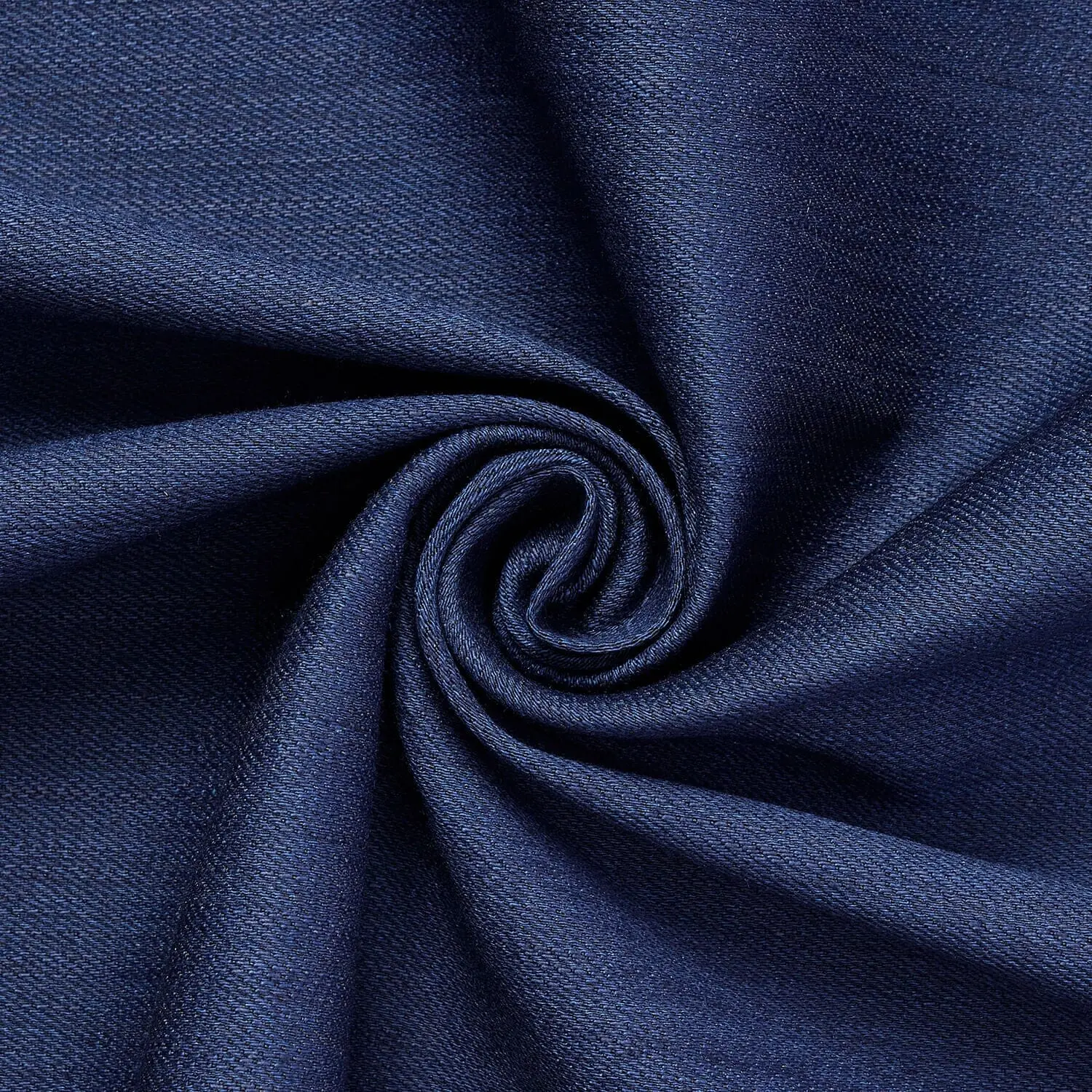 Twill Denim Navy Blue Hue Multi-Purpose Fabric| 100% Polyester