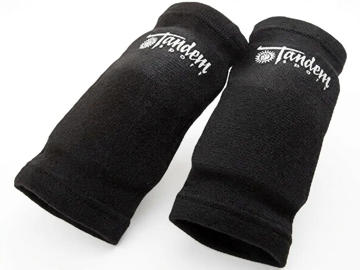Tandem Sport Volleyball Forearm Sleeves - Padded Passing Arm Guards for Impact Protection, Compression (1 Pair, Black) Dynamic summervibes