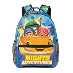 Cartoon Team umizoomi Backpack Large Capacity Lightweight Umizoomi prime video College Shoulder Bag Umi zoomie Laptop Backpack for Men Women School Bookbag , Perfect Gift for Sister, Best Friend & Family