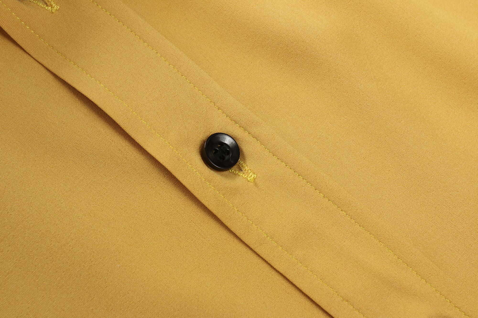 Four solid-color men’s long-sleeve shirts with a notched lapel collar, classic pointed lapel design that is sharp and well-structured, button placement that fits comfortably against the neck, Menswear Casual Top fathersdaygift Four solid-color men’s long-sleeve shirts with a notched lapel collar, classic pointed lapel design that is sharp and well-structured, button placement that fits comfortably against the neck, Menswear Casual Top fathersdaygift