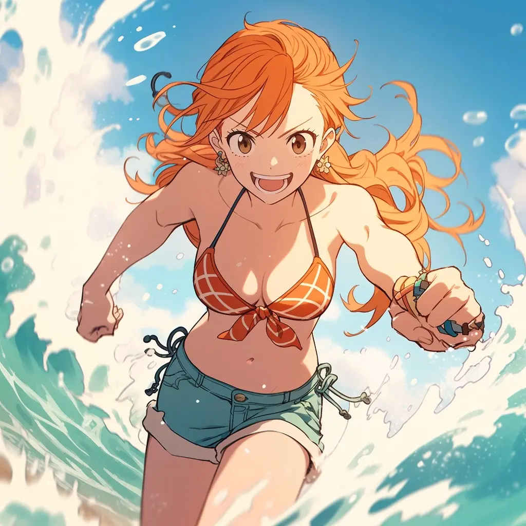 Nami from One piece print