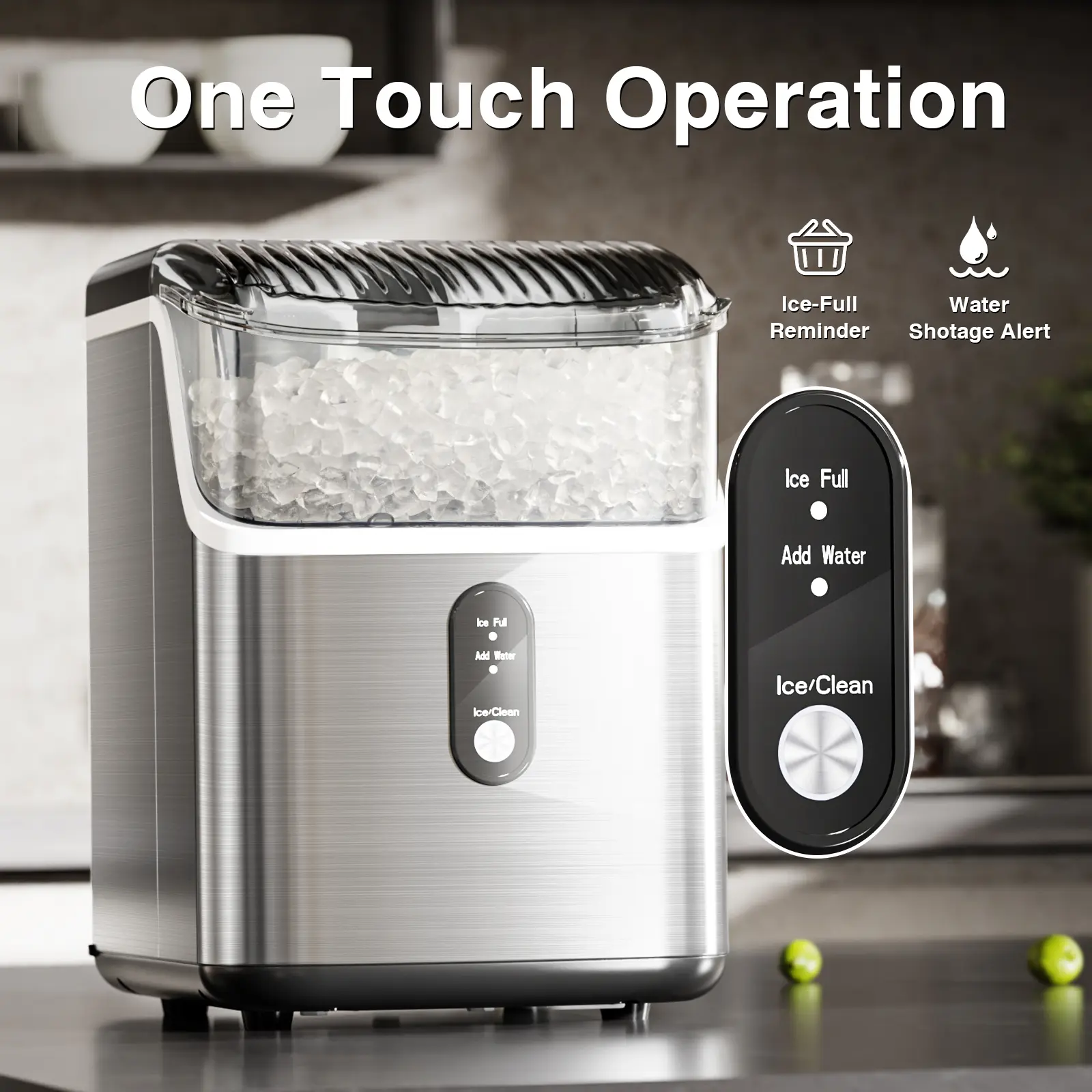 Soft ice（33lbs/day）Stainless Steel