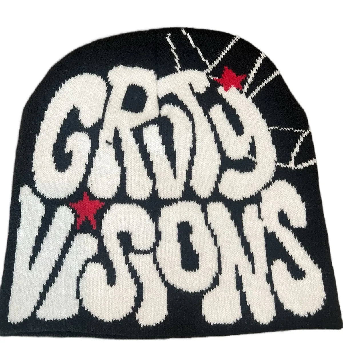 Gruty Vision Viral Beanie - Unisex, Knit, Warm Hat skater beanie