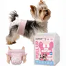 Dono Disposable Pull Up Female Dog Diapers, 360° Stretchy Waist Puppy Diapers, Super-Absorbent Doggie Diapers with Rapid-Dry Technology Leak-Proof – 360° Stretchy Waist, Super Absorbent Leak-Proof for dog period,  Puppy Training Pants (20/60PCS,)