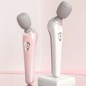 Portable USB Rechargeable Handheld Massager, Lightweight, High Frequency Vibration Motor, Muscle Relaxation for Neck, Back, Legs, Waist, 1 Box Included