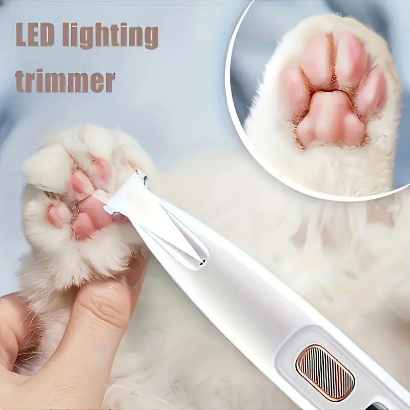 Pet Grooming Clippers, Multifunctional Pet Hair Trimmer, Rechargeable Shaver with LED Light, Suitable for Dogs Cats, Kitten, Large Small Breeds, Grooming Trimming Tool