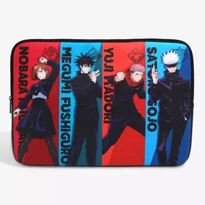 Anime Characters Laptop Sleeve Color Block Design Cool Case