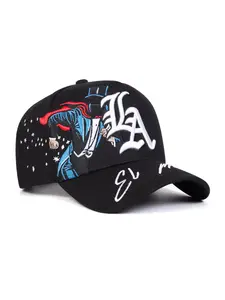 Unisex Gothic La Magician Five-Sided Baseball Cap, Adjustable Sun Protection Casual Hat for Spring & Fall, Outdoor Travel Beach Vacation, Embroidered Hat, Quality Caps