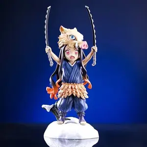Demon Slayer Nezuko as Inosuke - Cosplay Figure/Model |   Stunning Desktop Decoration + Free Gift! Anime Figurine Set for Display