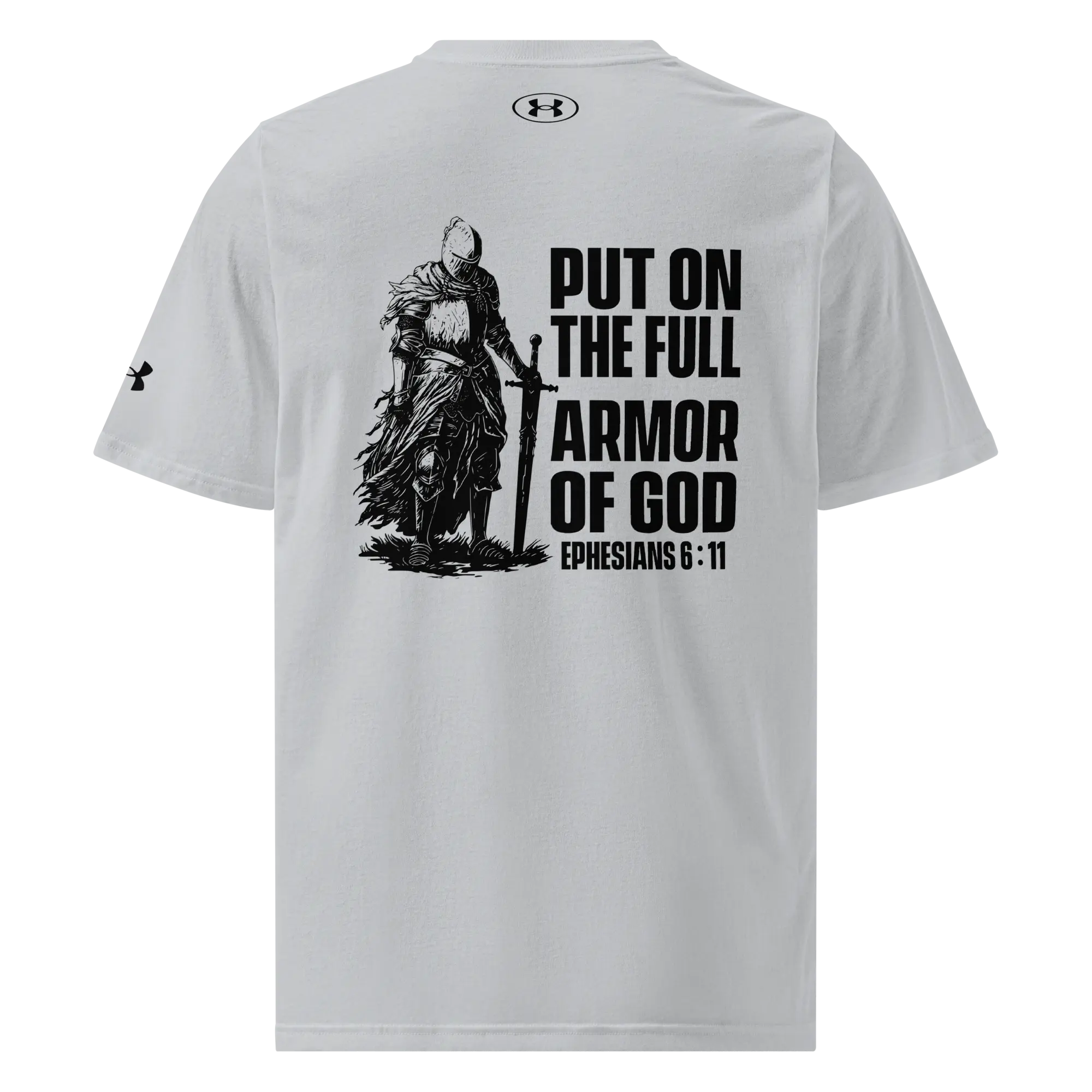 Under Armour® Full Armor of God T-Shirt – Christian Workout Shirt for Men, Ephesians 6:11, Faith-Based Athletic Tee, Gym Shirt, Gift
