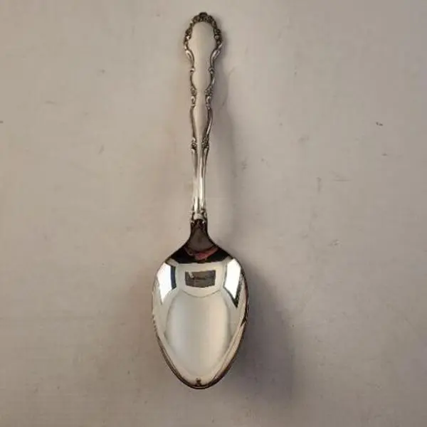 Flirtation Serving Spoon Silverplate Silverware Oneida Ltd 1881 Rogerse