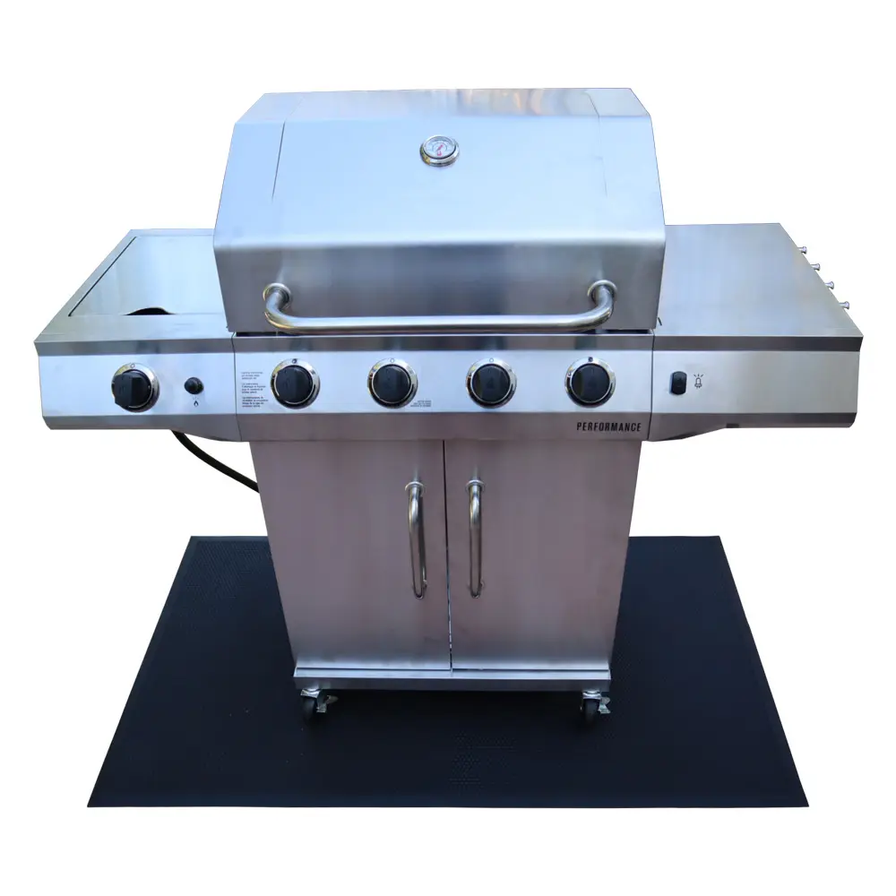 Rubber-Cal Rubber "BBQ Under Grill Mat" - 5mm - 56" x 32"