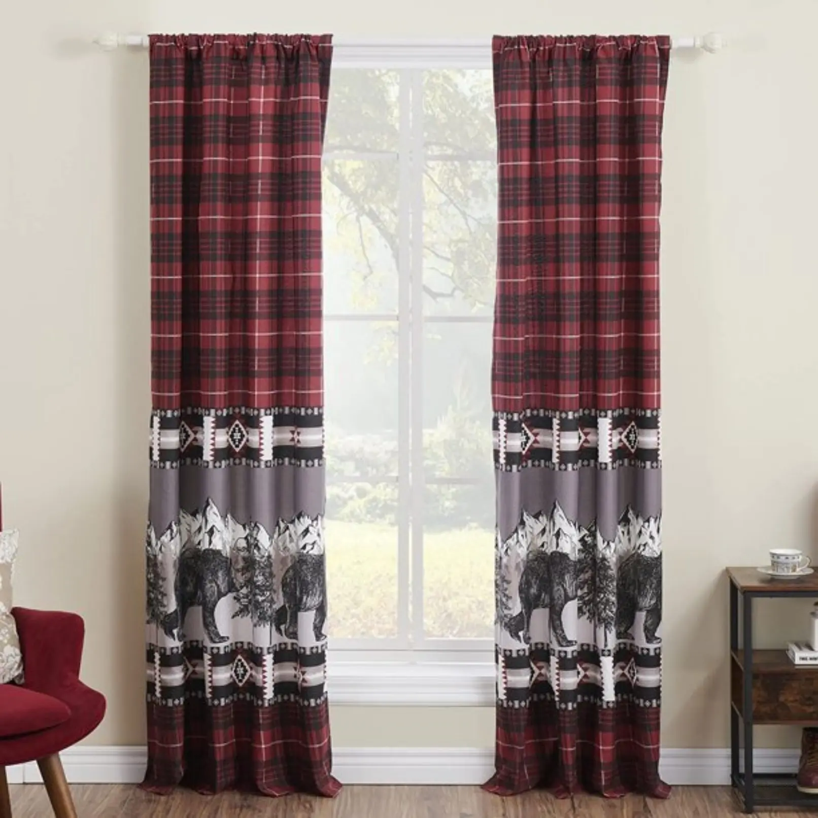 Greenland Home Timberline GL-2108BWP Window Panel Pair