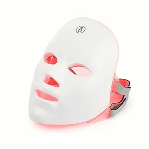 USB Rechargeable Facial LED Mask, 7 Colors LED Beauty Mask, Home Skin Care, Led Face Mask