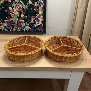 2pcs storage baskets/storage baskets/decorative baskets/harvest baskets/gift baskets/camping garden yard outdoor usable/gift/miscellaneous/decorative/autumn/harvest/Thanksgiving/Halloween/Christmas/spring/summer/autumn/winter/wedding/New Year/school seaso