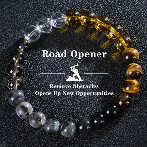 Road Opener Bracelet Remove Obstacles Open Up New Opportunities Natural Healing Crystal Gorgeous Stone Gemstone Jewelry Energy Love Girlfriend Boyfriend Souvenir Valentine Anniversary New Year Christmas Halloween Birthday Gift