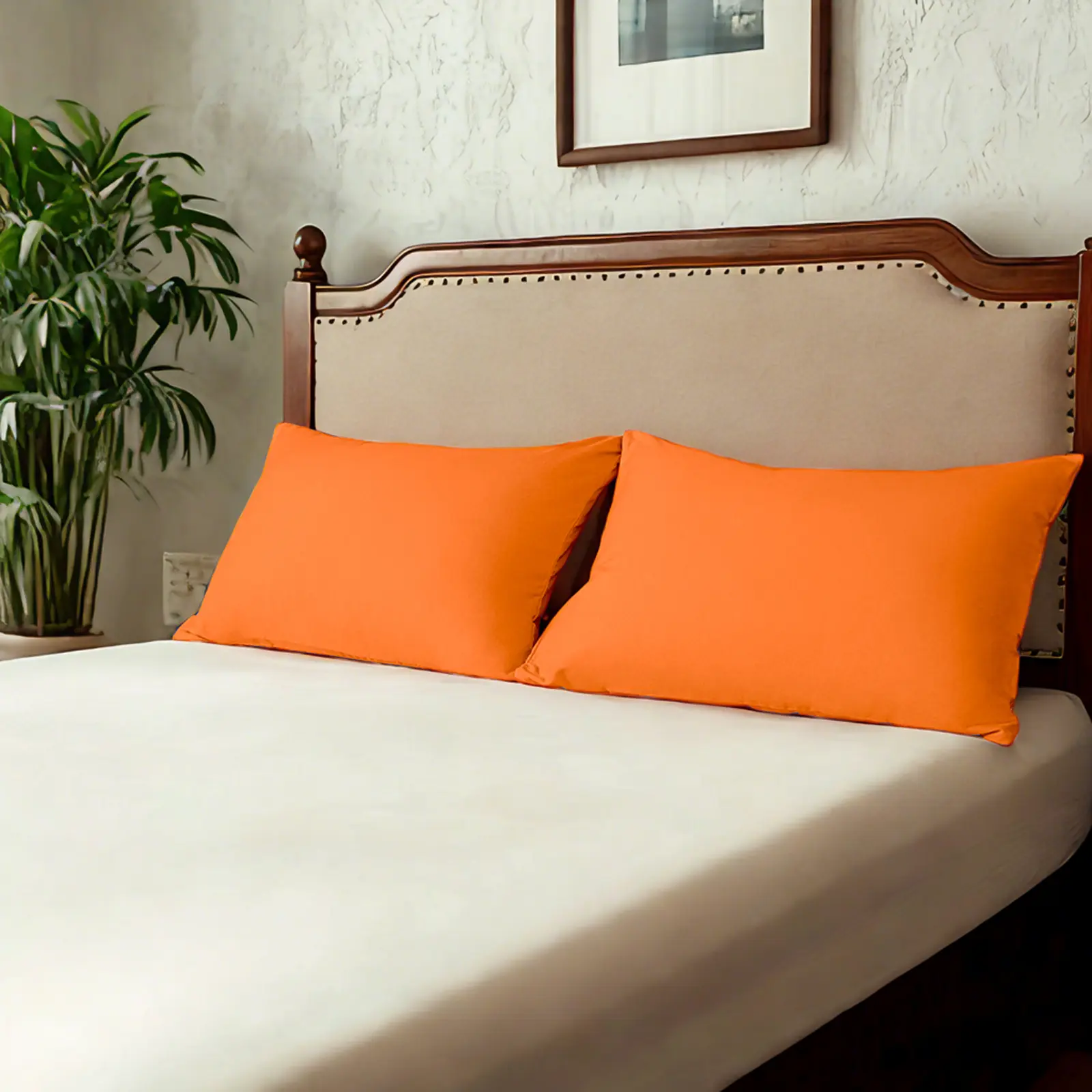 Set of 2 Luxury Silky Pillowcases with Hidden Zipper – Gentle on skin, improves sleep quality, soft and skin-friendly, resistant to bacterial growth; promotes healthier hair and skin while you sleep. Silky fabric.