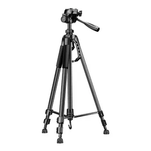 140CM live streaming camera gimbal tripod, telescope bracket tripod, fishing light bracket, suitable for live streaming, outdoor photography, and fishing, with 1/4 thread compatible with various photographic equipment