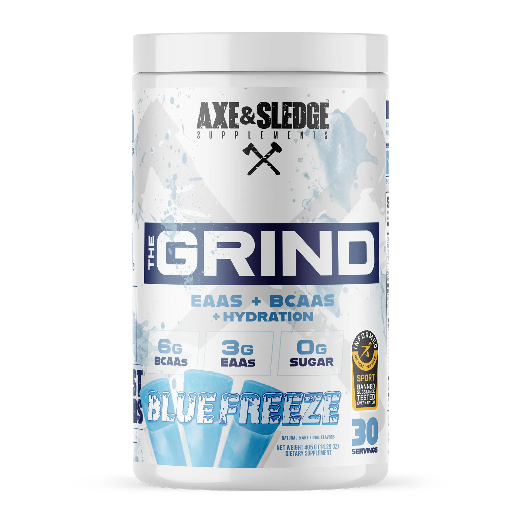 Axe & Sledge The Grind Essential Aminos And Hydration Natural Dietary Supplement Optimum
