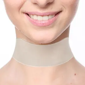 Reusable Silicone Neck Patch, Neck Mask Firming, Invisible Transparent Skin Tightening, Anti-Irritation, Washable Comfort, Non-Electric Neck Support