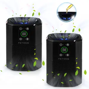 Fetions  HEPA Air Purifier with Aromatherapy for Home, 3-stage H13 True HEPA Filtration, Air Cleaner with Ambient light, Effectively removes allergens such as pet hair, dust, pollen, smoke, etc.