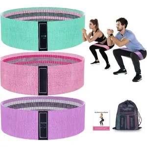 Fabric Resistance Bands for Working Out, 5 Levels Booty Bands for Women Men, Cloth Workout Bands Resistance Loop Exercise Bands for   at  Fitness, Yoga, Pilates