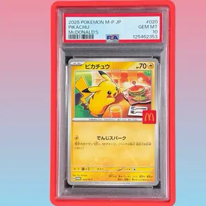 Pikachu McDonalds promo PSA 10