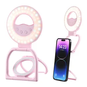 JOYTUTUS Magnetic Phone Holdera djustable ring light tripod: built-in fill light with portable, pocket-sized design, live streaming, photography, selfies and handheld use. This multifunctional beauty fill light holder, gift and travel essential