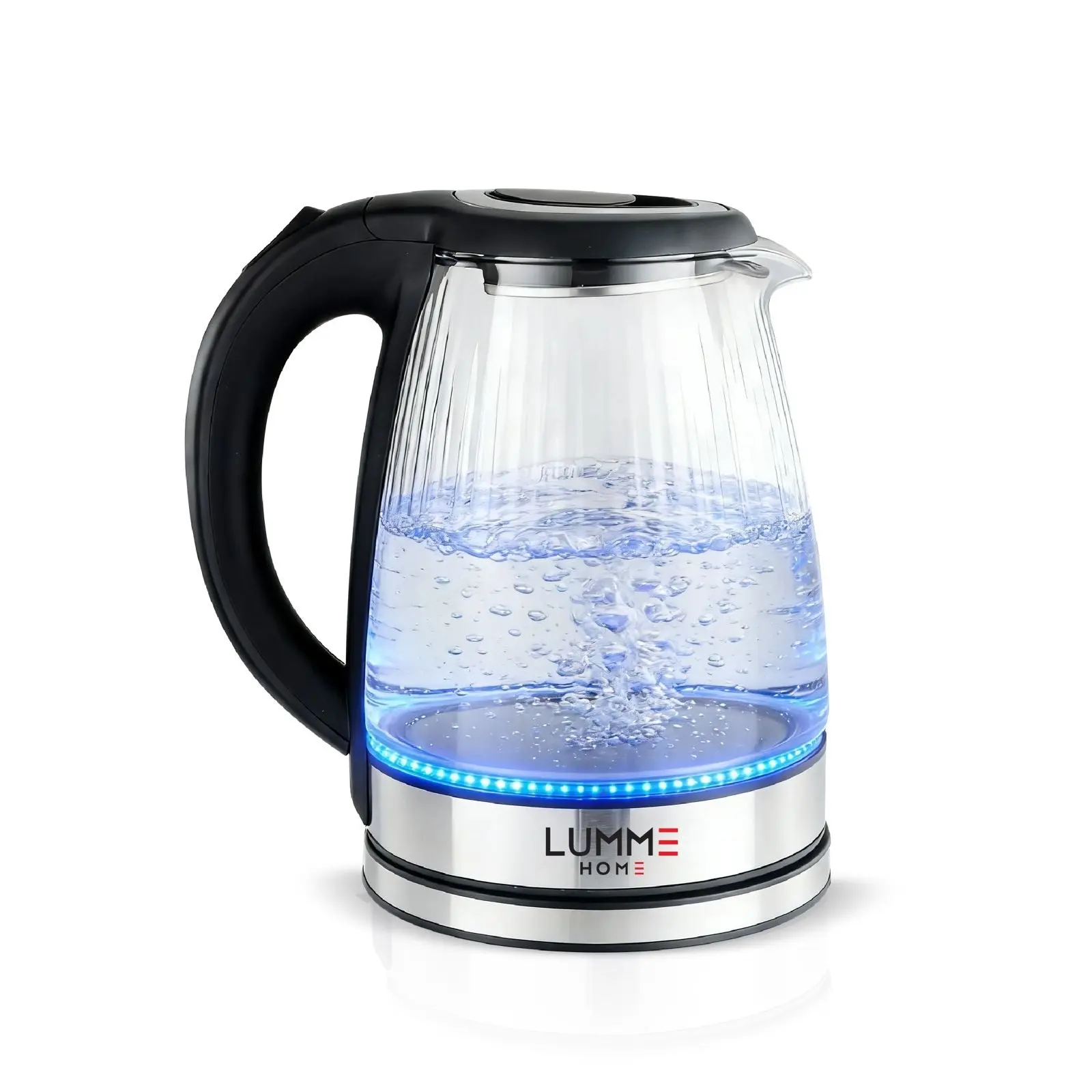 Lumme Glass Electric Kettle 1.8L with LED Lighting