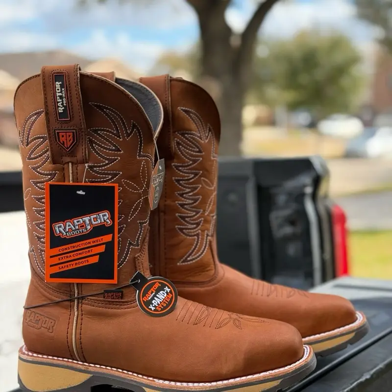 Raptor Bota de trabajo seguridad y diseño duradero para trabajos pesados