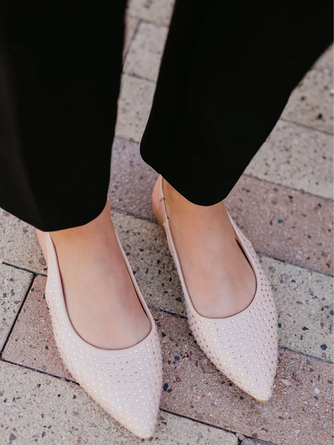Sparkly slingback flats- Dazzle me