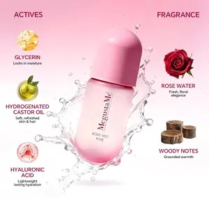 4D Rose Body Spray for Women, Long Lasting Floral Fragrance Mist, Paraben & Phthalate Free, Lightweight Non-Sticky Daily Perfume, Skin Safe Romantic Feminine Scent, Travel Size 3.38 fl oz 100ml