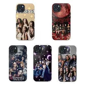 KATSEYE Phone Case, Trendy Stylish Fan Merch Design, Tough Shockproof Protective Cover, Compatible with iPhone 11-17 Pro Max/Plus and Samsung Galaxy S21-S25, Gift for Fans