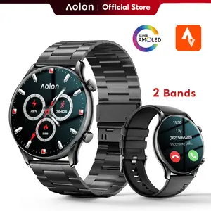 【Ultra-slim】Aolon GTR3 Smartwatch - 1.43" AMOLED HD Display, AOD, Heart Rate Monitoring, 110+ Sports Modes, Waterproof, 120-Hour Battery, iOS & Android Compatible, USB Rechargeable, for Women & Men #SummerVibes #fathers day gift