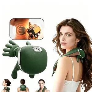 4D Bio Finger Neck Shoulder Massager, Wireless Neck Massage Wrap, Brushless Motor, 5v, 2 Batteries, 2000mah, New Massage Device