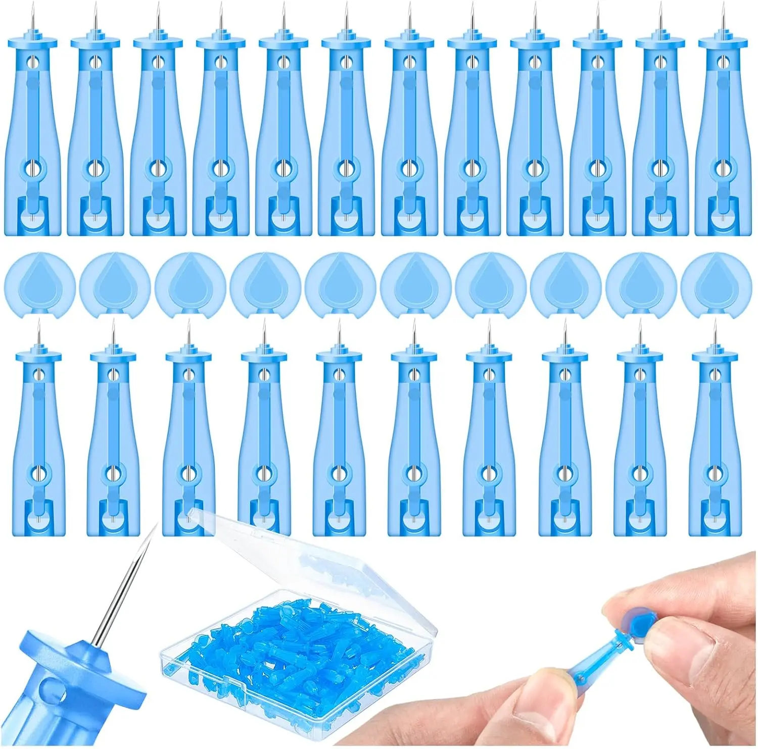 100Pcs Disposable Facial Extraction Needles – Acne, Blackhead & Blemish Removal Tools for Skincare and Personal Care