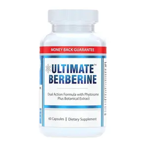 Ultimate Berberine Phytosome Supplement 1000mg Bioavailable Vitamin Support 9.6X Absorption Dual Action Formula 60 Capsules Non-GMO Gluten-Free Dairy-Free Natural Fitness