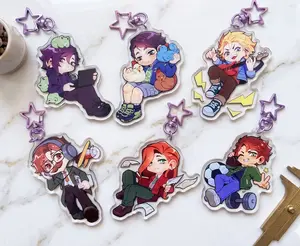 Stardew Valley Bachelors Keychain | Double-sided | 3 in | Acrylic