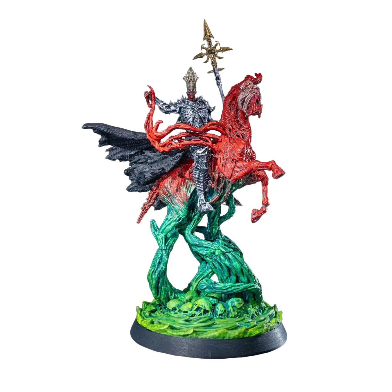 Rise of the Necromancer Mortamath 3D Resin Print Custom Mini Gaming Figure, Handcrafted Paintable Fantasy RPG Statue, DnD Tabletop Gaming Decor, Home Decor, Gaming Figures